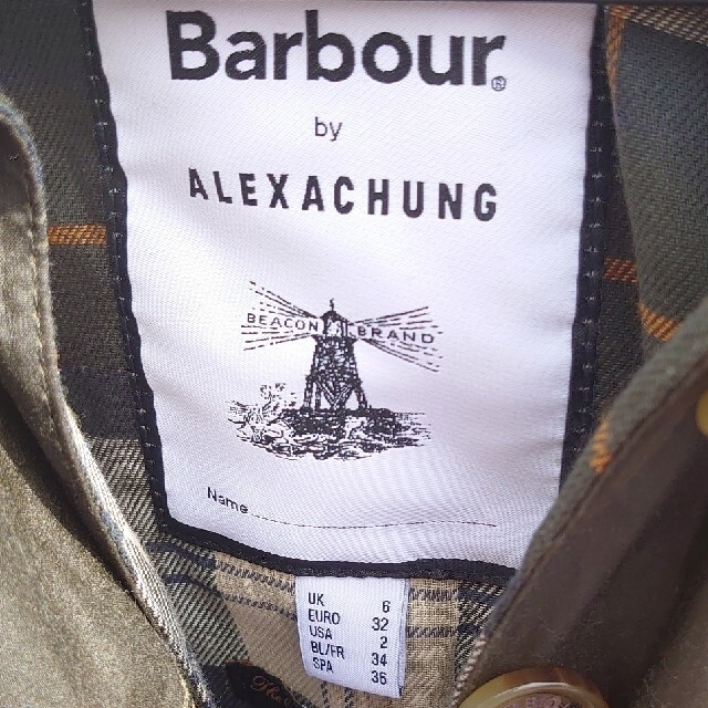 Barbour(バーブァー)のbarbour　アレクサ・チャン　ロングショアマン　size6 レディースのジャケット/アウター(ブルゾン)の商品写真