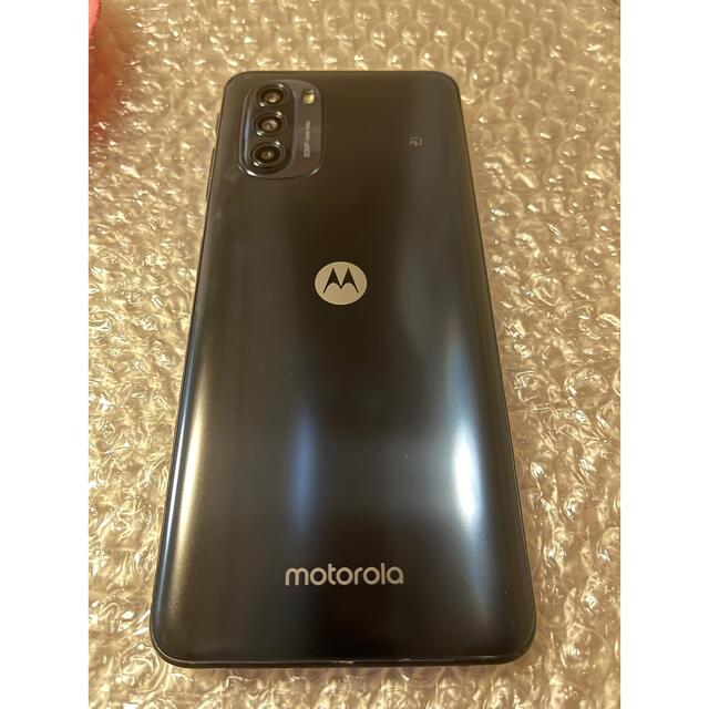 MOTOROLA スマートフォン moto g52j 5G インクブラック PA