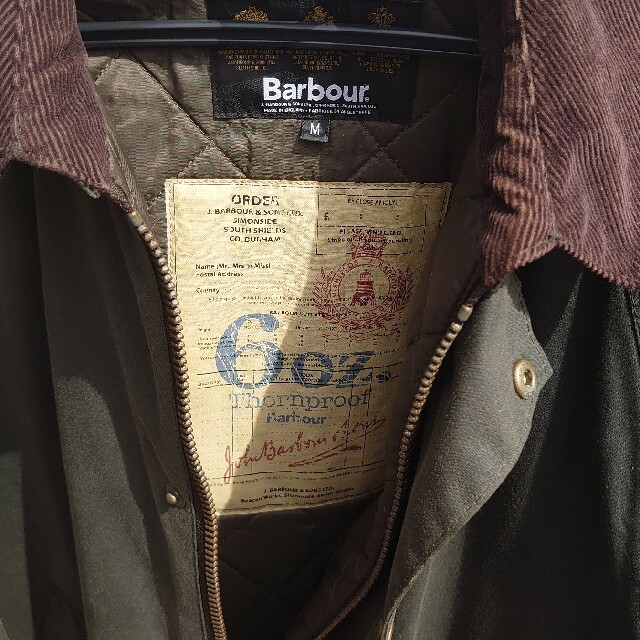 09 barbour トランスポート vintage セージ Mサイズ スペイ | www