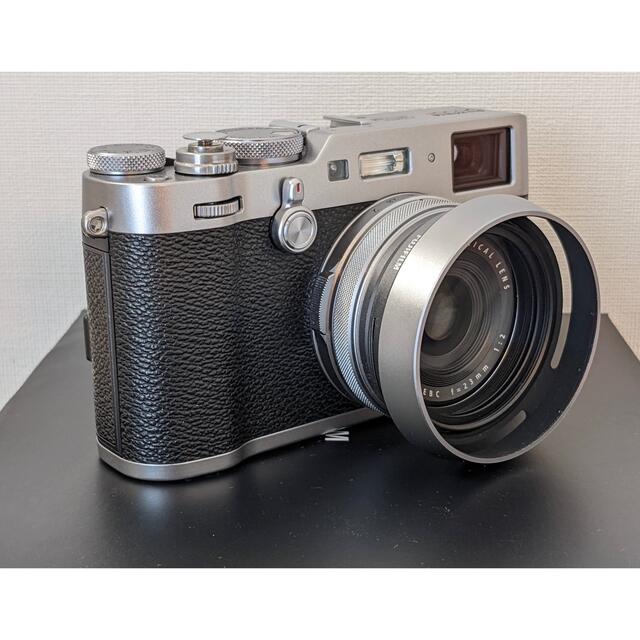 富士フイルム - 富士フィルム Fujifilm X100F 純正レンズフード付 付属品完備