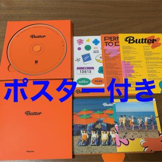 ボウダンショウネンダン(防弾少年団(BTS))のBTS Butter peaches ポスター付き　外箱なし(K-POP/アジア)