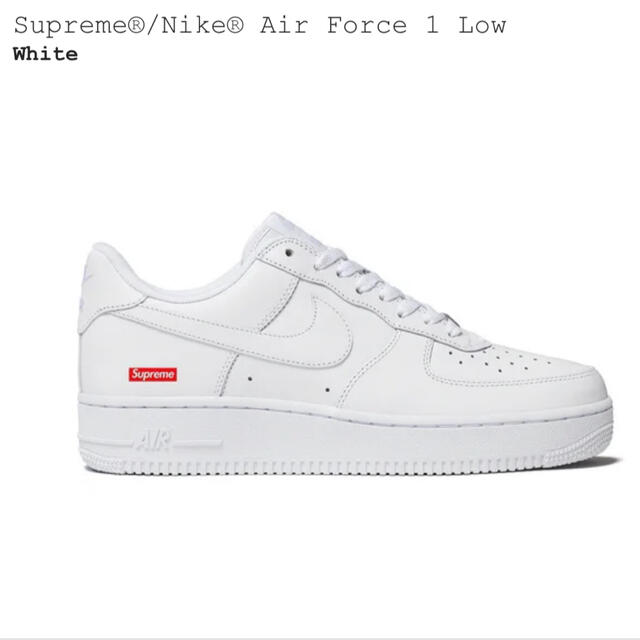 Supreme × Nike Air Force 1 Low 27cm US9