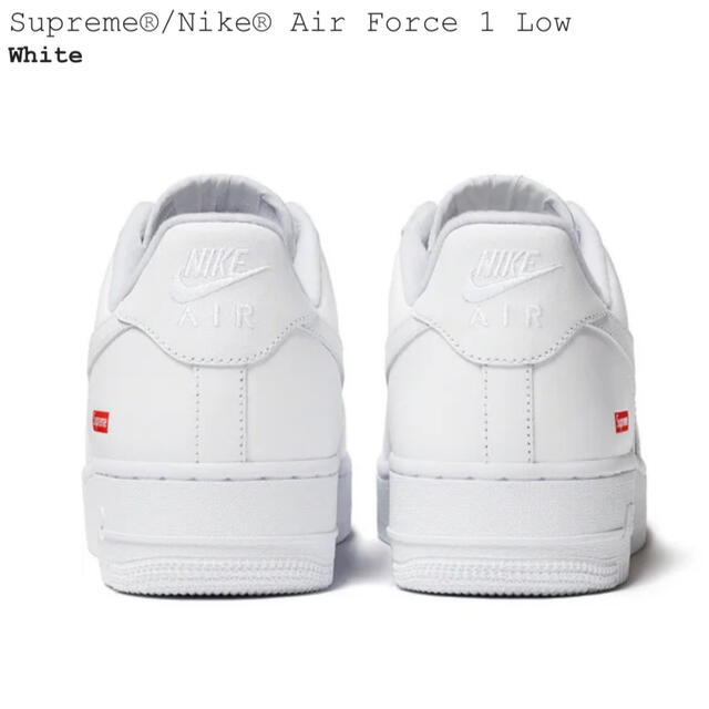 Supreme × Nike Air Force 1 Low 27cm US9