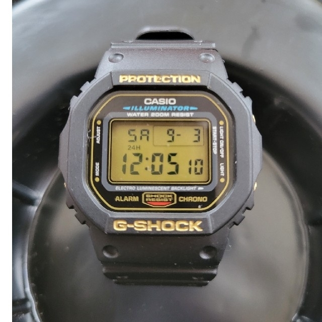 G-SHOCK DW-5600E 黒金 腕時計 カシオ | フリマアプリ ラクマ