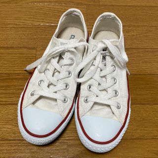 コンバース(CONVERSE)のCONVERSE  オールスター OX  ホワイト ローカットスニーカー (スニーカー)