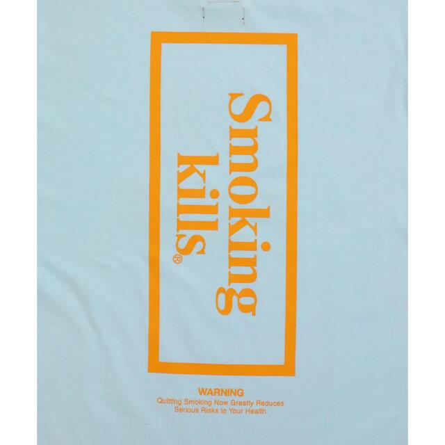 XLARGE(エクストララージ)のエフアールツー　#FR2 Box Logo T-shirt　サックスブルー　L メンズのトップス(Tシャツ/カットソー(半袖/袖なし))の商品写真