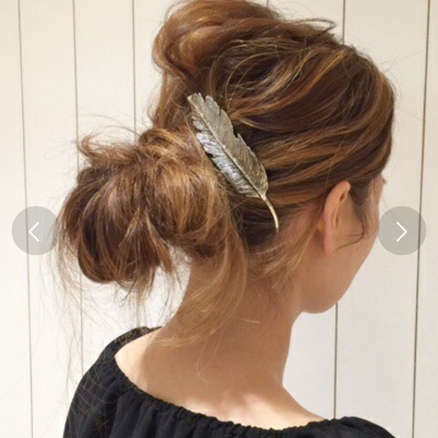 DEUXIEME CLASSE(ドゥーズィエムクラス)のDeuxieme Classe PLUIE フェザーバレッタ レディースのヘアアクセサリー(バレッタ/ヘアクリップ)の商品写真