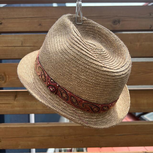JUN WATANABE  ペイズリー・ストローハット メンズの帽子(ハット)の商品写真