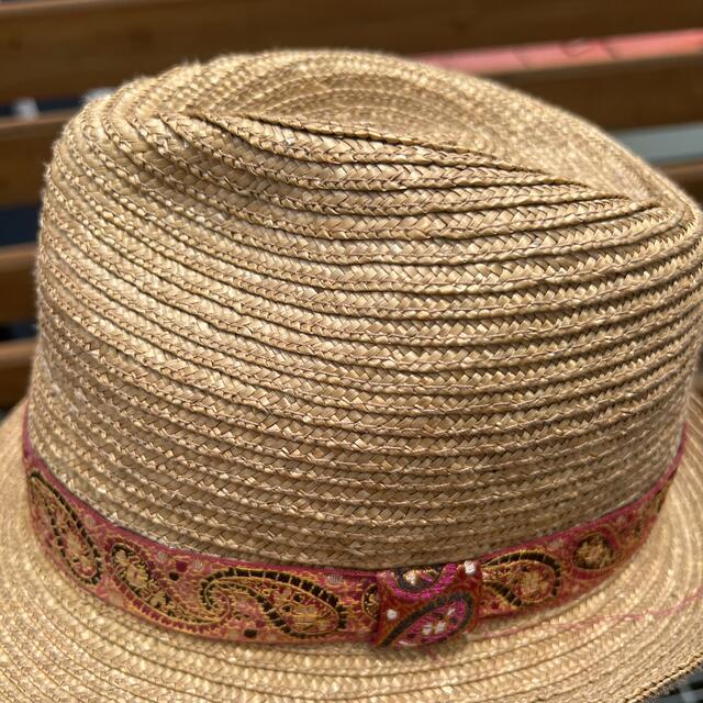 JUN WATANABE  ペイズリー・ストローハット メンズの帽子(ハット)の商品写真