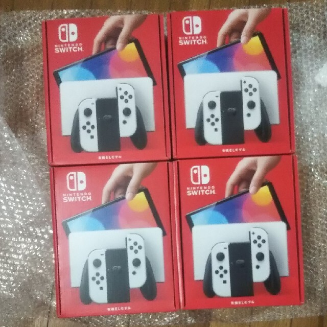 新品、未使用 任天堂Switch有機ELホワイト×4