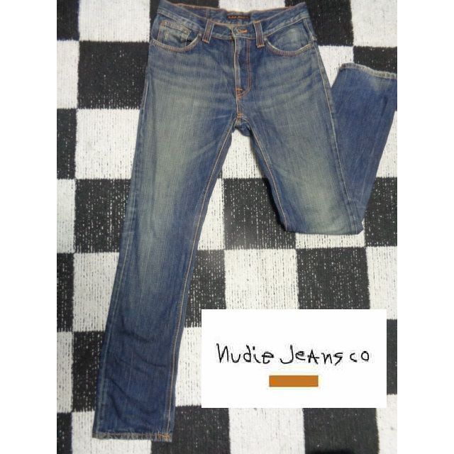 Nudie Jeans(ヌーディジーンズ)のメースケ様専用【ヌーディジーンズ】W31デニムジーンズイタリア製デニム メンズのパンツ(デニム/ジーンズ)の商品写真