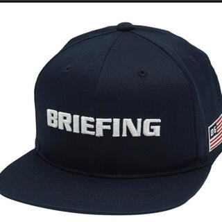 ブリーフィング(BRIEFING)のbriefinggolfブリーフィングゴルフフラットバイザーキャップ帽子平つば(ウエア)