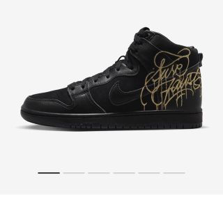 ナイキ(NIKE)のFaust × Nike SB Dunk High Black GOLD(スニーカー)