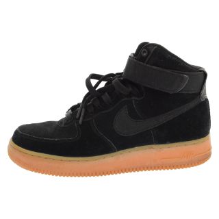 ナイキ(NIKE)のNIKE ナイキ Air FORCE 1 High '07 LV8 Suede Black Gum Medium Brown エアフォース1 ハイ スウェード ブラック ガム ミディアム ブラウン AA1118-001(スニーカー)