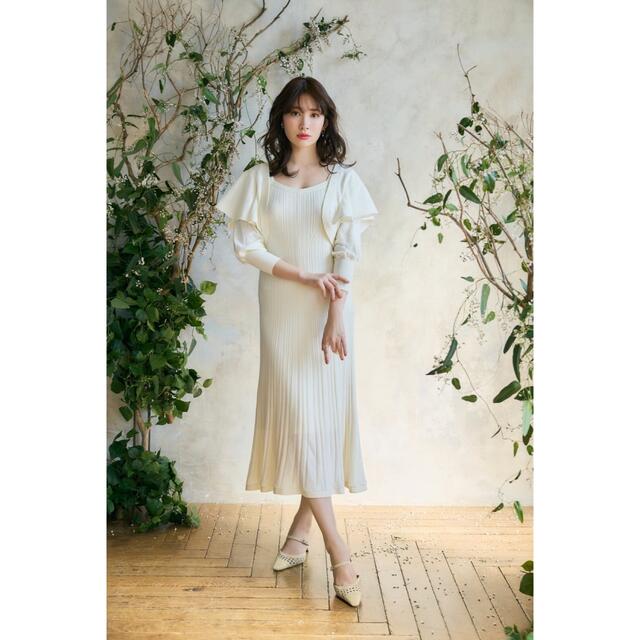 Her lip to - Spring Ribbed Knit Dress Set/Vanillaの通販 by 胡桃