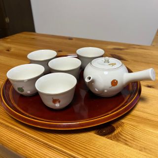 煎茶器　急須と茶碗(陶芸)