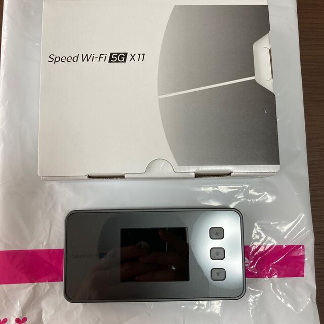 Speed Wi-Fi 5G X11 チタニウムグレー スマホ/家電/カメラのPC/タブレット(PC周辺機器)の商品写真