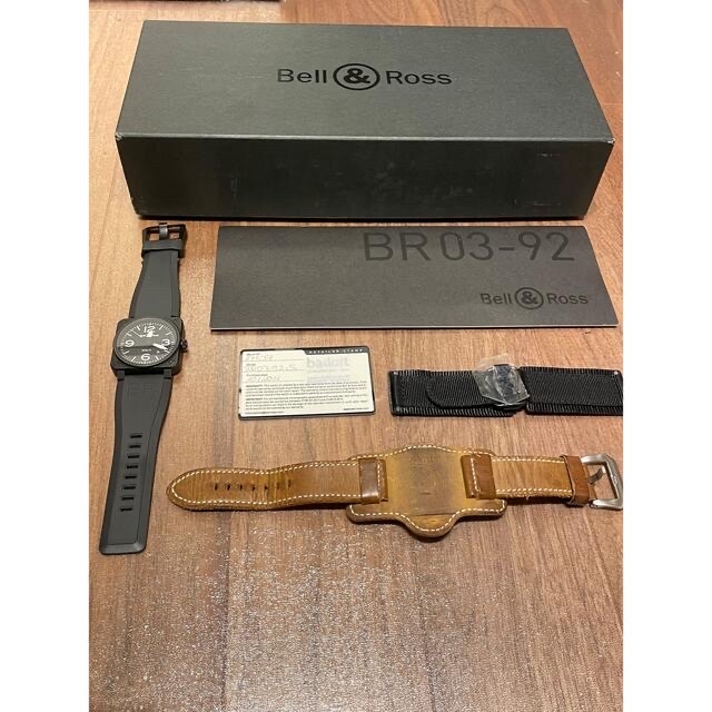 Bell & Ross(ベルアンドロス)の☆Bell＆Ross(ベル&ロス)　BR03-92 PVD自動巻き メンズの時計(腕時計(アナログ))の商品写真