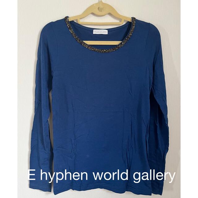 E hyphen world gallery(イーハイフンワールドギャラリー)のレディース　トップス　カットソー　長袖 レディースのトップス(カットソー(長袖/七分))の商品写真