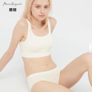 ユニクロ(UNIQLO)のUNIQLO×mame ワイヤレスブラ　XS 2枚セット(ブラ)