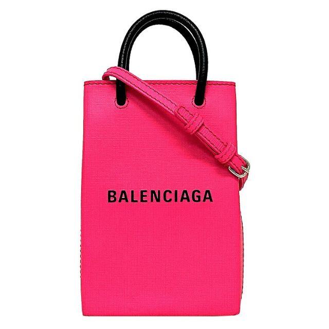 BALENCIAGA極美品 BALENCIAGA バレンシアガ ショッピングトート フォンホルダー