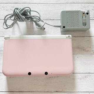 ニンテンドウ(任天堂)のNintendo 3DS  LL 本体ピンク/ホワイト(携帯用ゲーム機本体)