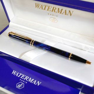 ウォーターマン(Waterman)の【極美品 送料込み】ウォーターマン ボールペン ロレア ブルー マーブル(ペン/マーカー)