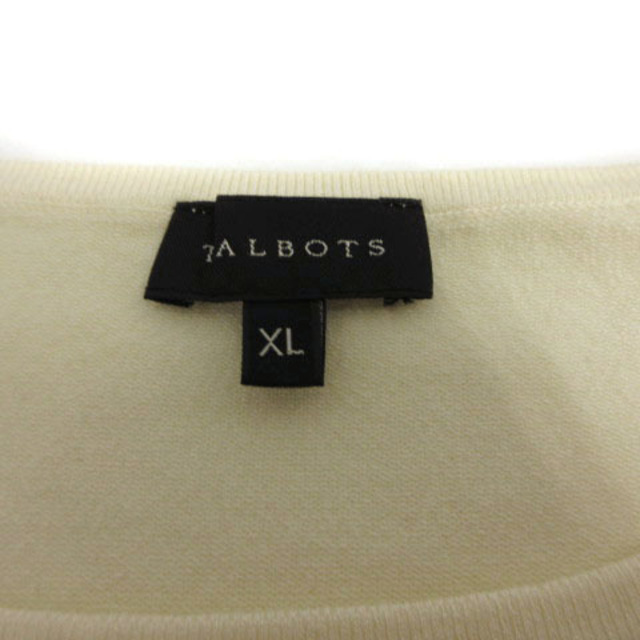 TALBOTS(タルボット)のタルボット TALBOTS ニット カットソー 長袖 裾リボン アイボリー XL レディースのトップス(カットソー(長袖/七分))の商品写真