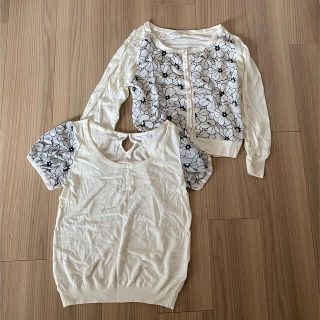 プロポーションボディドレッシング(PROPORTION BODY DRESSING)の夏〜秋用　刺繍アンサンブル(アンサンブル)