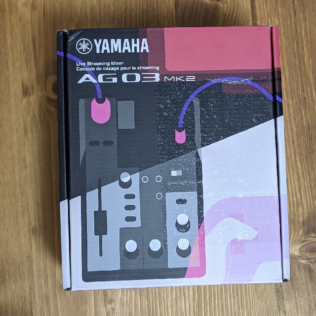 ヤマハ - 新品 YAMAHAライブストリーミングミキサーブラックAG03MK2B 