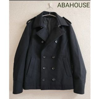 【美品】ABAHOUSE ピーコート　ブラック　M アバハウス