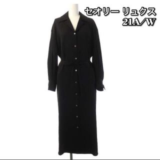 セオリーリュクス(Theory luxe)の【極美品！】　セオリーリュクス　ワンピース　黒　M(ひざ丈ワンピース)