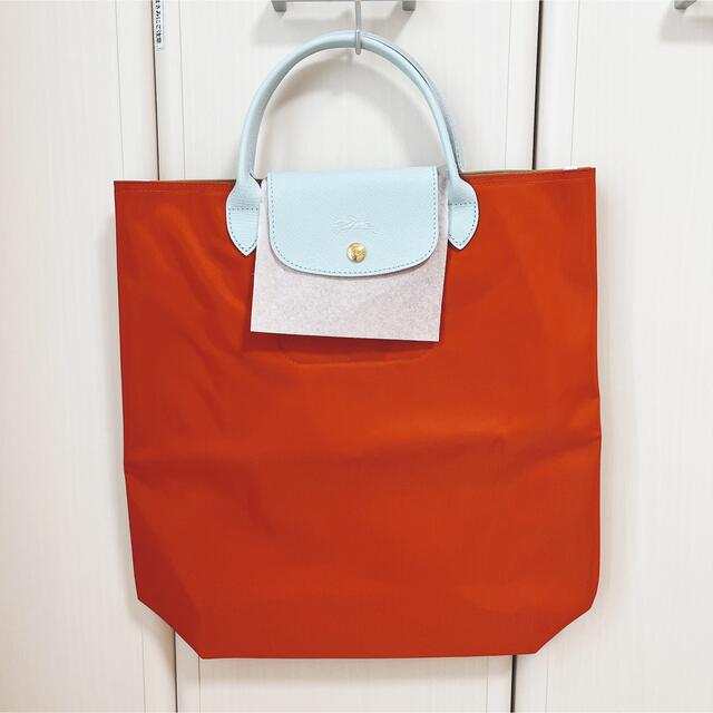 LONGCHAMP(ロンシャン)の最終価格！ロンシャン　リプレイ　オレンジ　ベージュ レディースのバッグ(トートバッグ)の商品写真