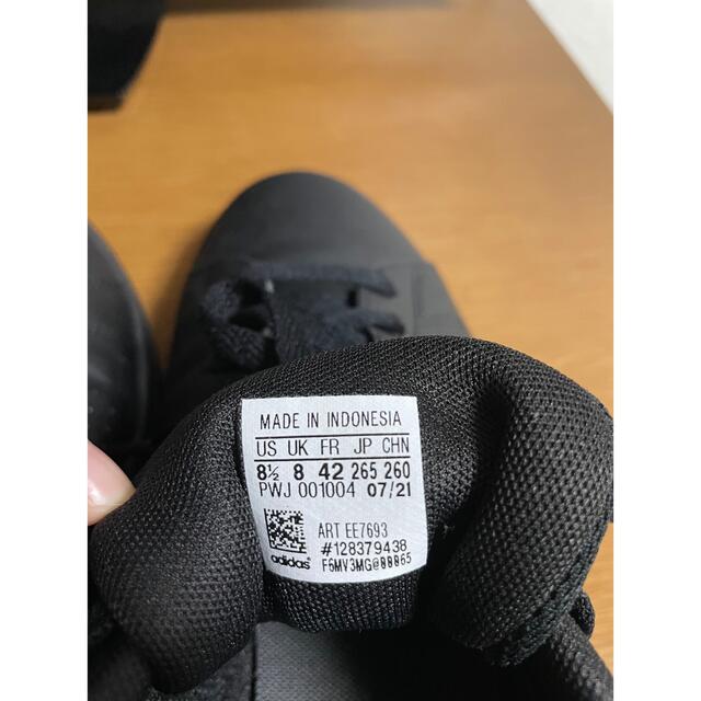 adidas(アディダス)のadidasアディダス　スニーカー　黒　ブラック メンズの靴/シューズ(スニーカー)の商品写真