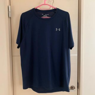 アンダーアーマー(UNDER ARMOUR)のアンダーアーマー半袖tシャツ XXL ネイビー(Tシャツ/カットソー(半袖/袖なし))