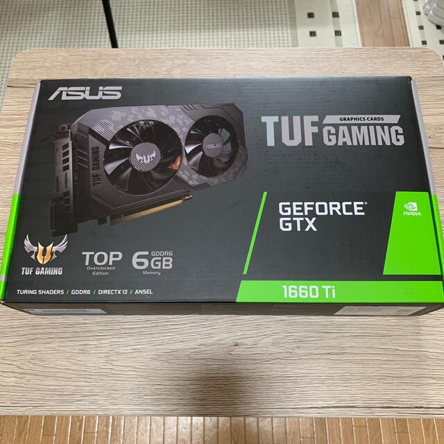 geforce GTX 1660ti 6gb tuf gamingスマホ/家電/カメラ