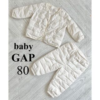 ベビーギャップ(babyGAP)のベビーギャップ　ダウンウェア　80(カバーオール)