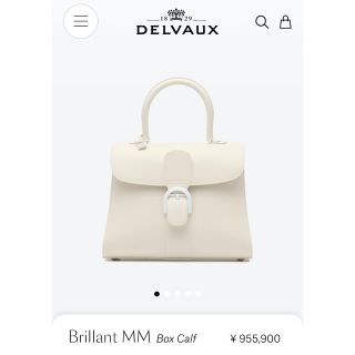 ヴァレクストラ(Valextra)のdelvaux ブリヨン　Brillant MM Box Calf (ハンドバッグ)