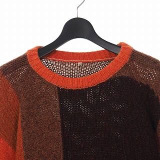 KHOKI  コッキ  Nep overdye knit オレンジ　ニット