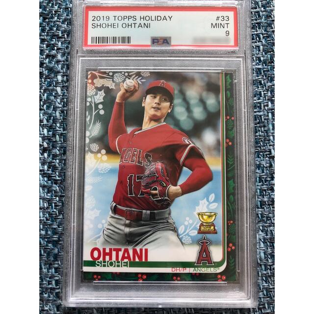 トレーディングカード大谷翔平 2019 TOPPS HOLIDAY PSA9 #HW33