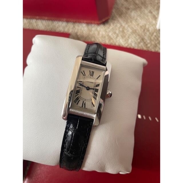 Cartier(カルティエ)のカルティエ タンクアメリカン SMサイズ レディースのファッション小物(腕時計)の商品写真
