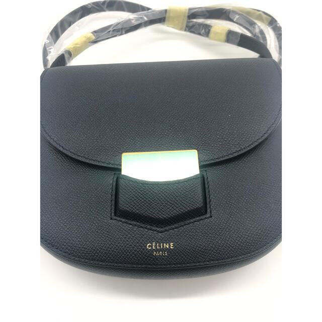 celine(セリーヌ)のCELINE♦︎トロッター ショルダーバッグ スモール ポシェット ネイビー レディースのバッグ(ショルダーバッグ)の商品写真