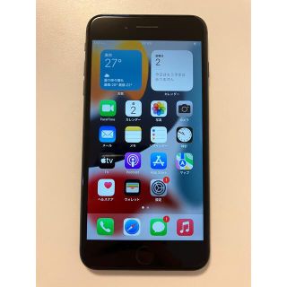 アイフォーン(iPhone)のお値下げ！　iPhone8Plus スペースグレー 256GB SIMフリー(スマートフォン本体)