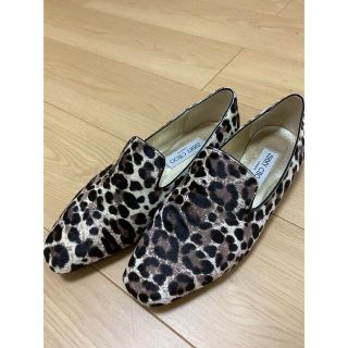 ジミーチュウ(JIMMY CHOO)のKay 様　ジミーチュウ　ハラコ　スリッポン　37.5(スリッポン/モカシン)