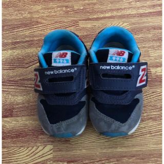 ニューバランス(New Balance)のニューバランス　スニーカー　青　14.0センチ(スニーカー)