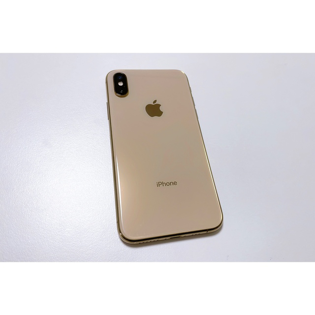 アップル iPhoneXS 256GB ゴールド 2