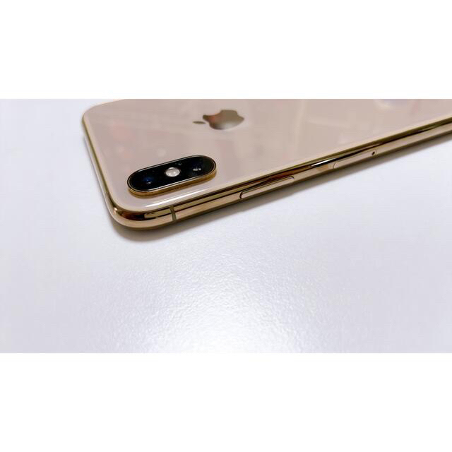 アップル iPhoneXS 256GB ゴールド 4