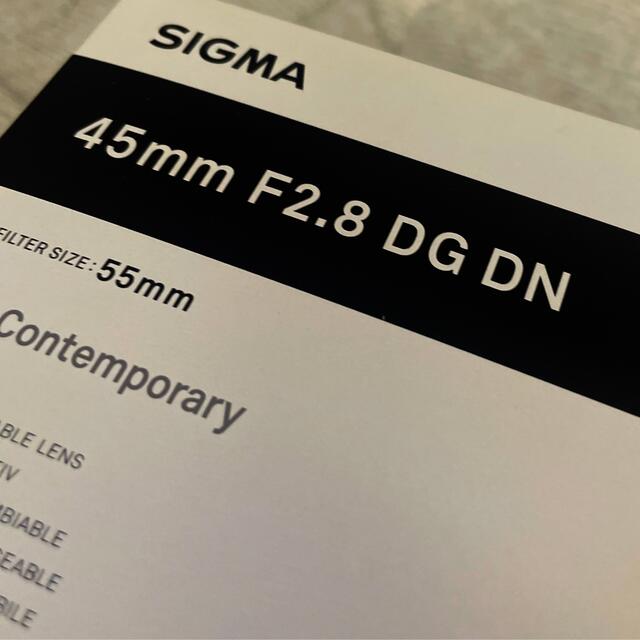 美品‼︎ SIGMA 45mm F2.8 DG DN