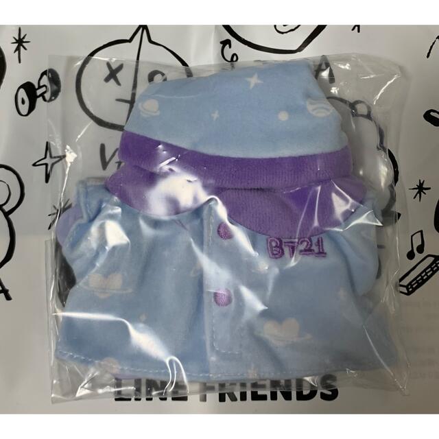 BT21(ビーティーイシビル)のBT21 ぬいぐるみSサイズ用パジャマ エンタメ/ホビーのおもちゃ/ぬいぐるみ(キャラクターグッズ)の商品写真