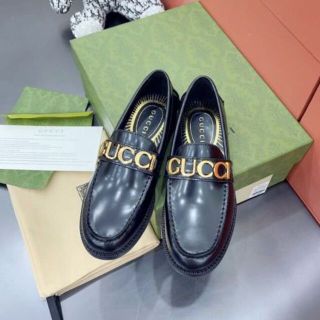 グッチ ロゴ ローファー/革靴(レディース)の通販 75点 | Gucciの グッチ ロゴ ローファー/革靴(レディース)の通販 75点 | Gucciの